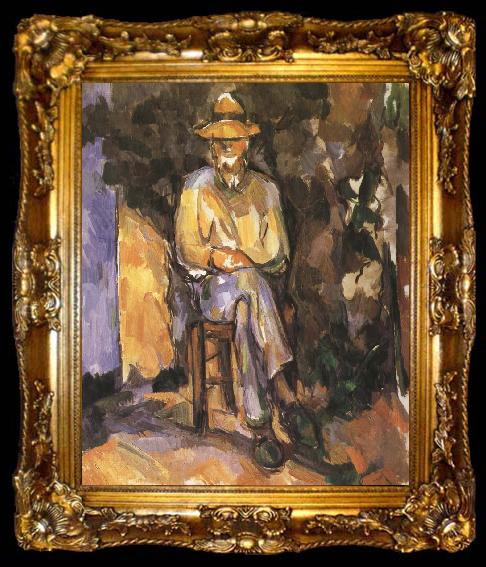 framed  Paul Cezanne tuinman, ta009-2